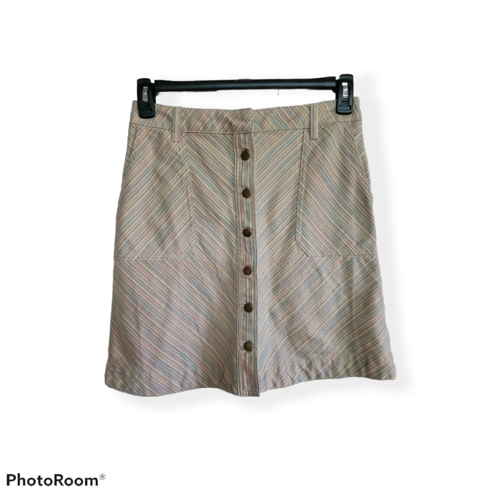 Muted Rainbow Anthropologie Skirt